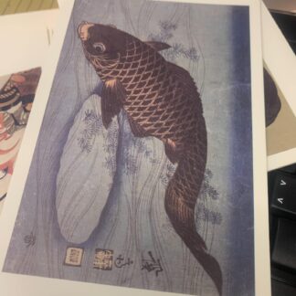 Koi Fish Postcard